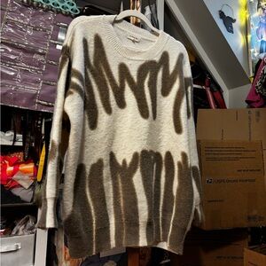 The Vintage Shop Cream Knit Sweater